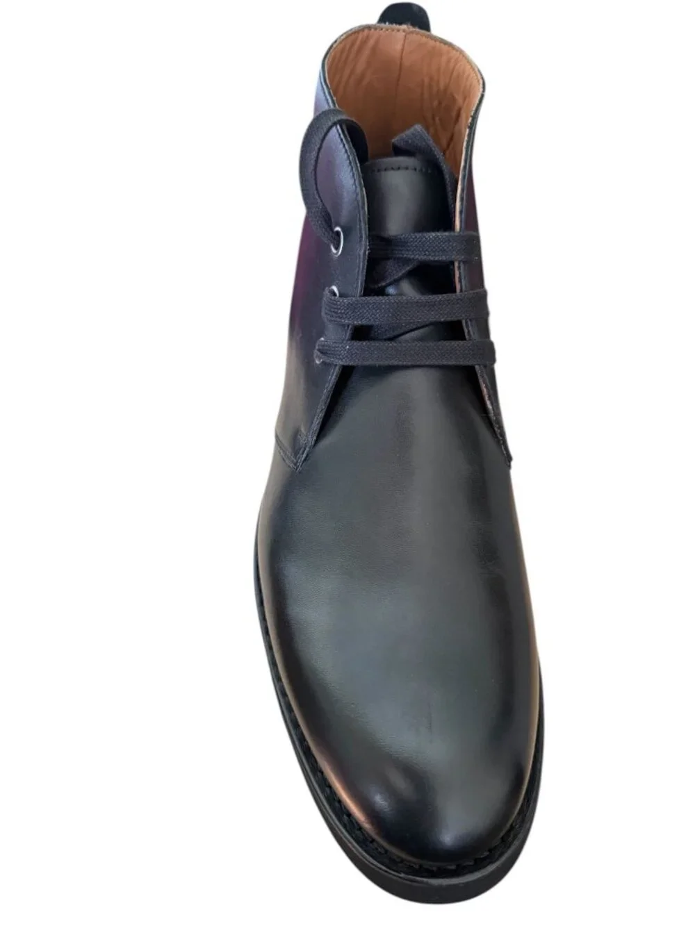 Allen Edmonds Mens Black Leather Donovan Lace Up Chukka Boot Sz 8 D New